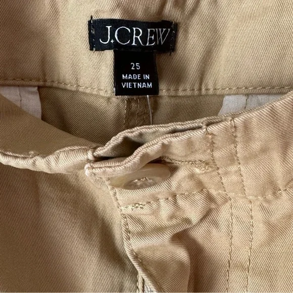 J Crew Sailor Heritage Chino Pants Honey Brown size 25 NWT - Picture 6 of 11